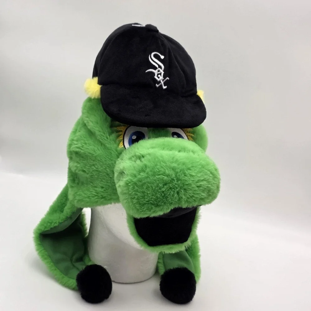 Chicago White Sox Southpaw Mascot Plush Hat Green Fuzzy MLB Baseball FOCO NWOT